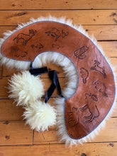 Load image into Gallery viewer, Tooled Reversible Sheepskin Collars