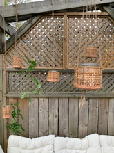 Load image into Gallery viewer, Hanging lanterns/plant hangers set of 3