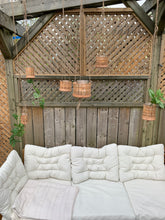 Load image into Gallery viewer, Hanging lanterns/plant hangers set of 3