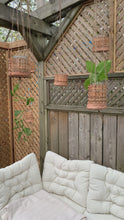 Load and play video in Gallery viewer, Plant hangers set of 3