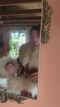 Load and play video in Gallery viewer, Sheepskin cuffs (bark-tanned)