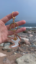 Load and play video in Gallery viewer, Bag charm/Keychain - Roseate Terns