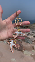 Load and play video in Gallery viewer, Bag charm/Keychain - Roseate Terns