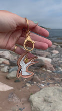 Load and play video in Gallery viewer, Bag charm/Keychain - Roseate Terns