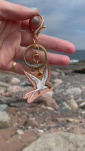Load and play video in Gallery viewer, Bag charm/Keychain - Roseate Terns