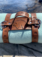 Load image into Gallery viewer, Blanket straps - porcupine and pine