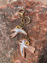 Load image into Gallery viewer, Bag charm/Keychain - Roseate Terns
