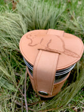 Load image into Gallery viewer, Picnic cups - woods theme with porcupine lid