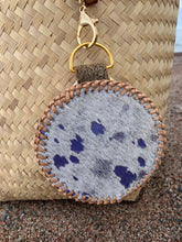 Load image into Gallery viewer, Jewellery Case - Fish Leather and Purple Calf-Hair