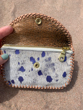 Load image into Gallery viewer, Keychain-Wallet - Purple Wild Roses