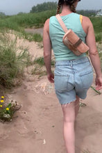 Load image into Gallery viewer, Waist Crossbody Purse - Porcupines N’ Roses