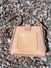 Load image into Gallery viewer, Convertible Tern Purse with Mussel Shell and Fish Leather