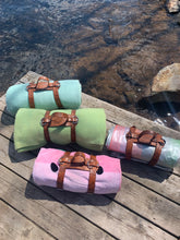 Load image into Gallery viewer, Blanket straps - porcupine and pine