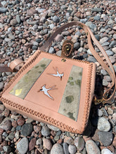 Load image into Gallery viewer, Convertible Tern Purse with Mussel Shell and Fish Leather