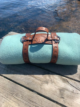 Load image into Gallery viewer, Blanket straps - porcupine and pine