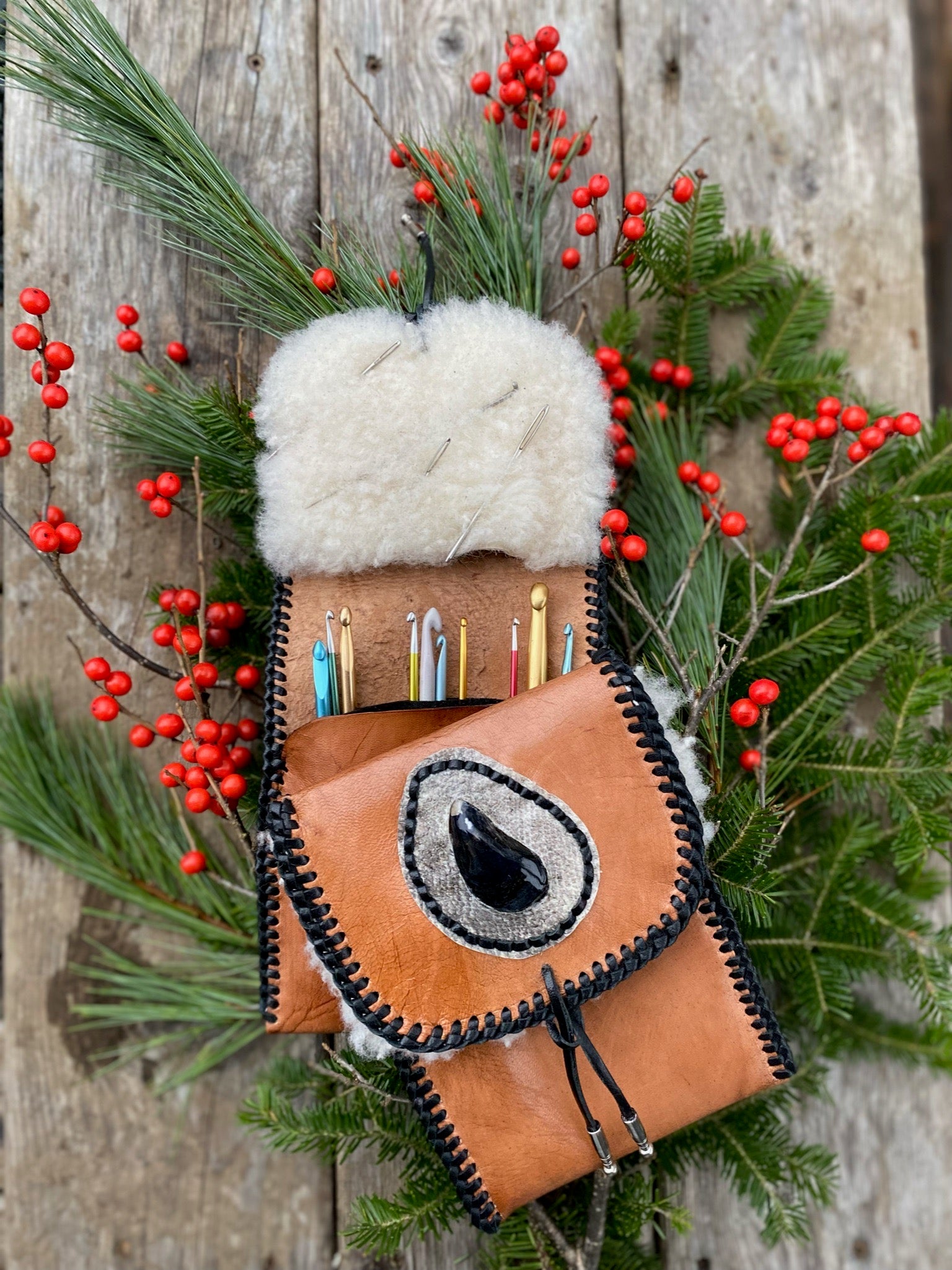Crochet cases – Skunks n’ Roses
