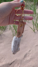 Load and play video in Gallery viewer, Keychain/Clip-On - Bunny paw
