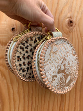 Load image into Gallery viewer, Jewellery Case (Fish Leather &amp; Rose Gold Python Calf-Hair)
